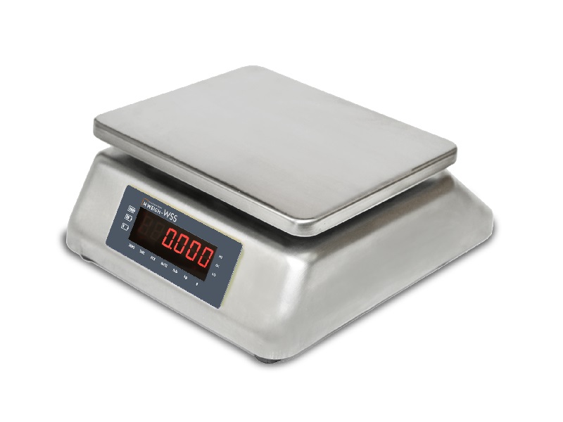 WorldWeigh WD Food Portion Scale, 30 lb x 0.005 lb, LCD, Stainless Steel,  IP65, NTEP, Rechargeable Battery - Scale Warehouse and More